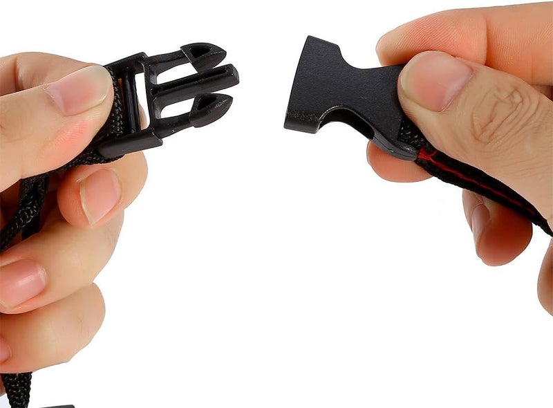 woobles Kayak Paddle Leash, Safety Paddle Leashes with Adjustable Belt Buckle and Metal Hooks, Safety Elastic Kayak Paddle Rope Canoeing Accessories for Canoeing Boating Surfing - Image 4